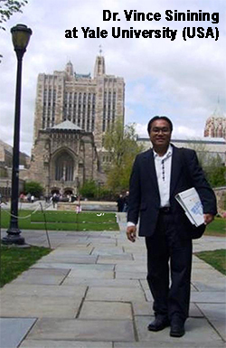 Dr. Vince at Yale University