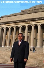 Prof. Dr. Vicente Sinining at Columbia University in New York, USA 