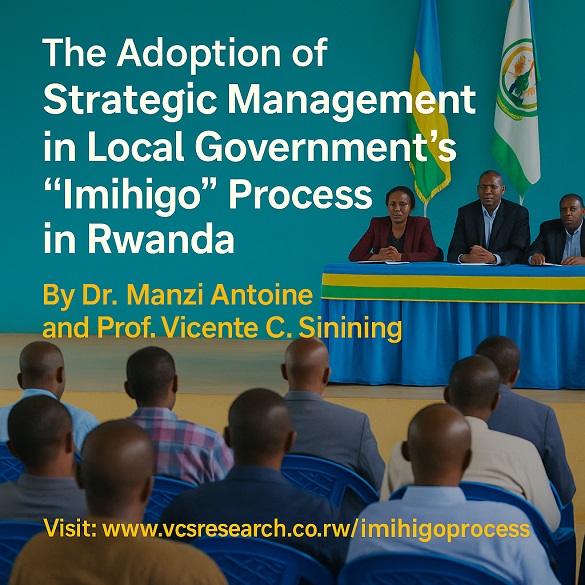 The adoption of strategic management in local government's Imihigo process in Rwanda