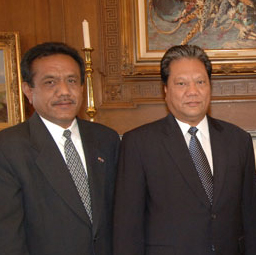 President Kessai Note and Ambassador Banny deBrum