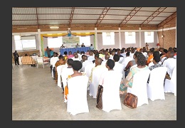 Prof. Sinining as Vice Chancellor at Mahatma Ganfhi University, Rwanda.